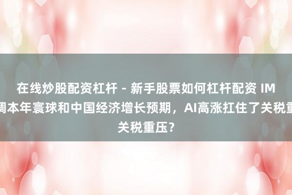 在线炒股配资杠杆 - 新手股票如何杠杆配资 IMF上调本年寰球和中国经济增长预期，AI高涨扛住了关税重压？